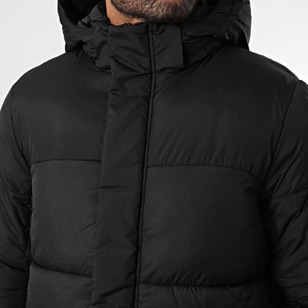 Jack And Jones - Doudoune Capuche Zippée Union Puffer Noir