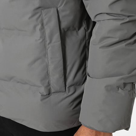 Jack And Jones - Doudoune Capuche Zippée Soho Gris Anthracite