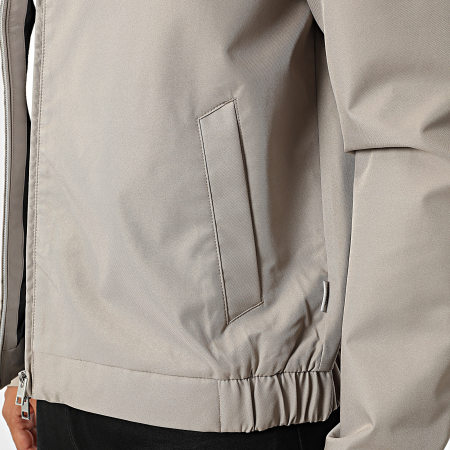 JJ Rebel - Veste Zippée Unie Kaban Harrington Beige