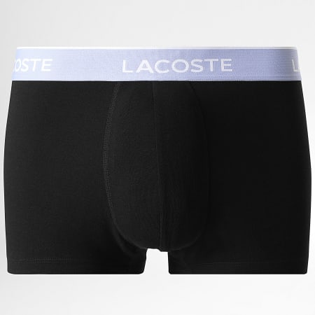 Lacoste - Juego de 5 calzoncillos bóxer clásicos negros