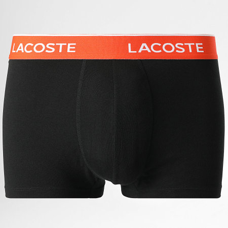 Lacoste - Juego de 5 calzoncillos bóxer clásicos negros