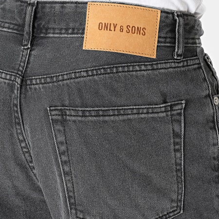 Only And Sons - Loose Fit Fade Jeans Black