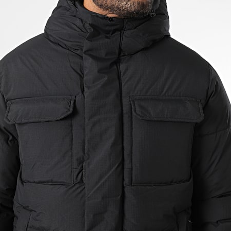 Produkt - Doudoune Capuche Zippée Unie Dave Noir