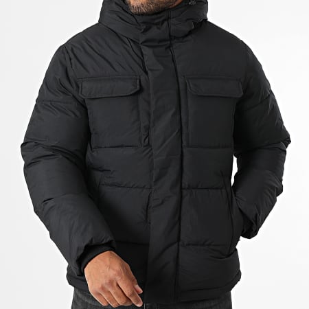 Produkt - Doudoune Capuche Zippée Unie Dave Noir