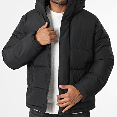 Produkt - Doudoune Capuche Zippée Unie Dave Noir