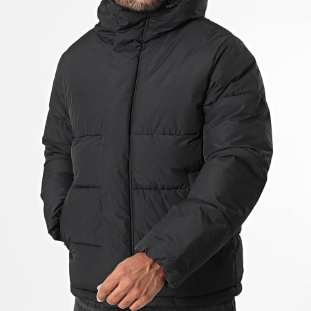 Produkt - Doudoune Capuche Zippée Unie Dave Noir