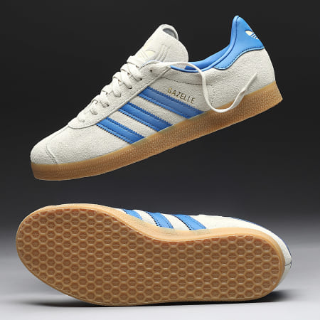 Adidas Originals - Baskets Gazelle JR6292 Aluminium Blue Gum 3