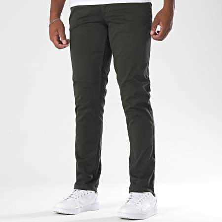 Classic Series - Pantalon Chino Pablo Vert Kaki Foncé