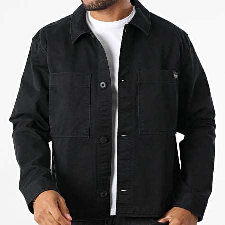 Calvin Klein - RD110 Camicia di jeans nera dal taglio rilassato