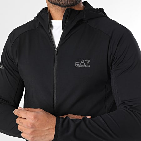 EA7 Emporio Armani - Veste Capuche Zippée 7M00591-AF13534 Noir