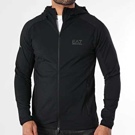 EA7 Emporio Armani - Veste Capuche Zippée 7M00591-AF13534 Noir