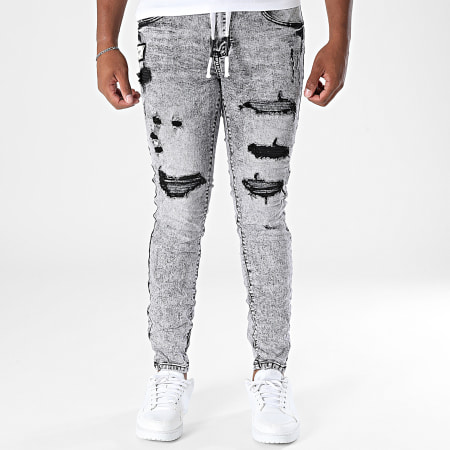 MTX - Jean Slim 189 Gris Chiné