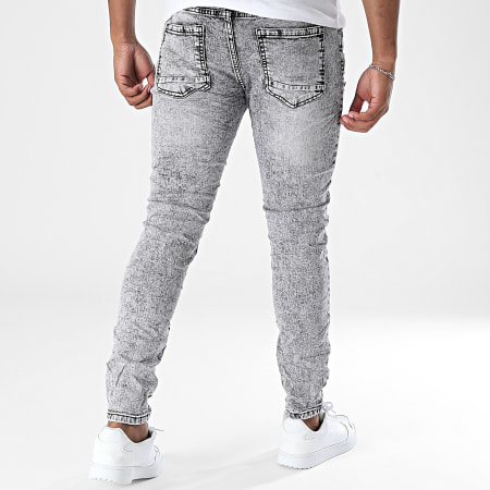MTX - Jean Slim 189 Gris Chiné