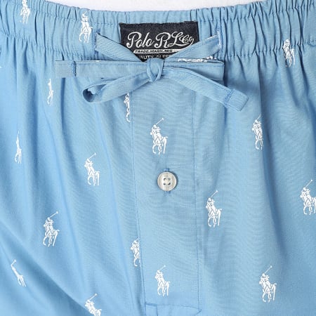 Polo Ralph Lauren - Pantalon Jogging All Over Player Bleu Clair