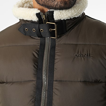 Schott NYC - Doudoune Idak Brown