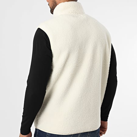 Teddy Smith - Chaqueta polar sin mangas Field 10817241D Beige claro