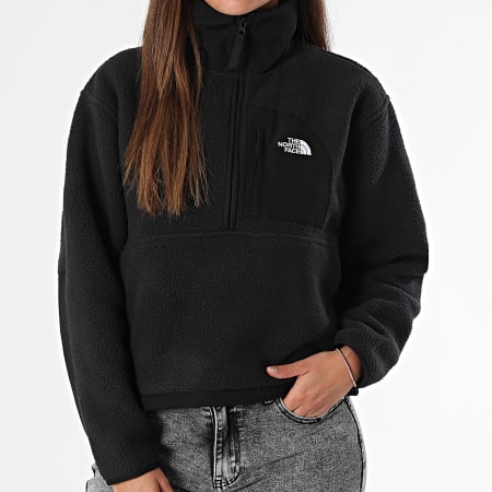 The North Face - Chaqueta polar con cremallera para mujer Yumiori A8EV0 Negro
