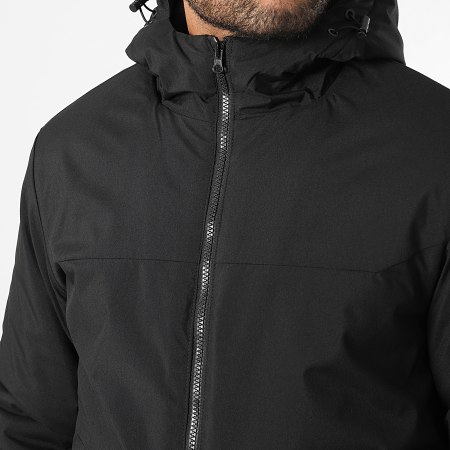Classic Series - Parka Capuche Zippée Longue 406 Noir