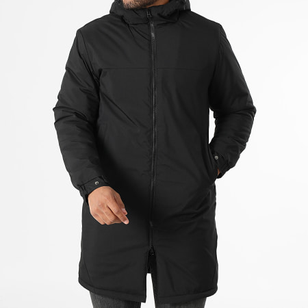 Classic Series - Parka Capuche Zippée Longue 406 Noir