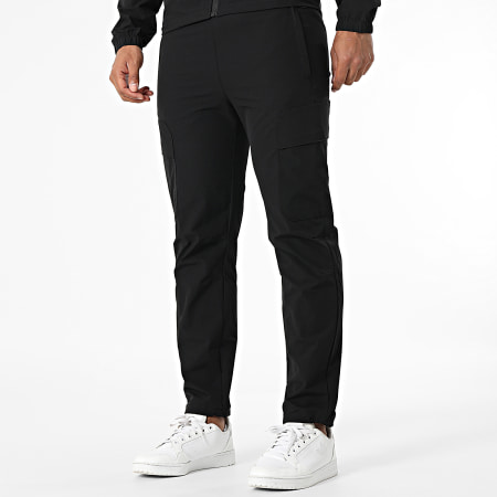 Classic Series - Ensemble Veste Capuche Zippée Et Pantalon Cargo Uni 055 Noir