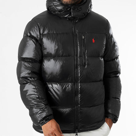 Polo Ralph Lauren - Piumino con cappuccio Original Player Nero