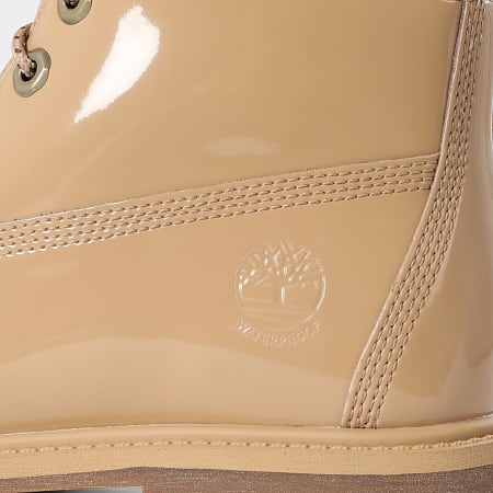 Timberland - Botas Mujer Premium 6 En Encaje Impermeable A43F8 Trigo Charol