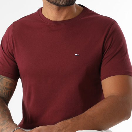 Tommy Jeans - Tee Shirt Slim Jersey 4411 Bordeaux