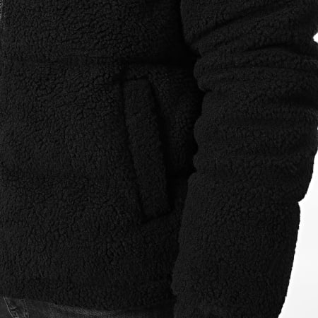 Urban Classics - TB7940 Abrigo Sherpa Negro