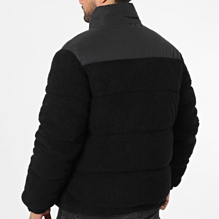 Urban Classics - TB7940 Abrigo Sherpa Negro