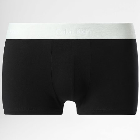 Calvin Klein - Pack De 5 Boxers Bajos LV00NB4390 Negro Burdeos Azul Claro Verde Rosa