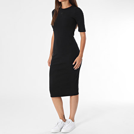 Calvin Klein - Dames Tee Shirt Maxi Dress 7D217G Zwart