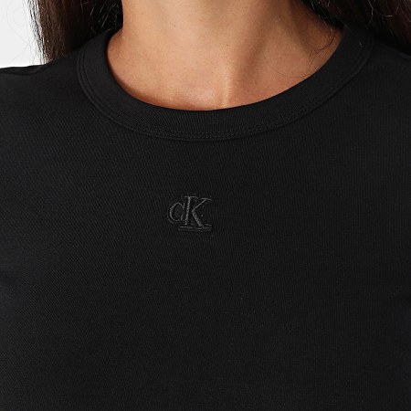Calvin Klein - Dames Tee Shirt Maxi Dress 7D217G Zwart