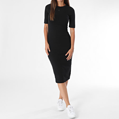 Calvin Klein - Dames Tee Shirt Maxi Dress 7D217G Zwart