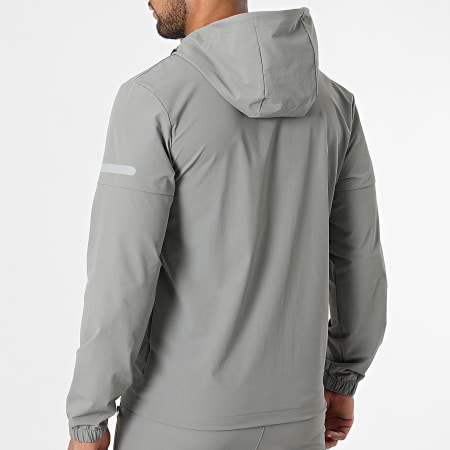 Classic Series - Ensemble Veste Capuche Zippée Et Pantalon Cargo Uni 045 Gris