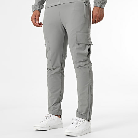 Classic Series - Ensemble Veste Capuche Zippée Et Pantalon Cargo Uni 045 Gris