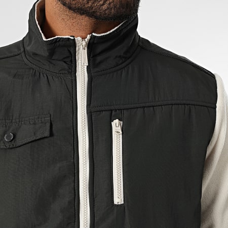 Deeluxe - Veste Polaire Crumbson 05V5964M Gris Anthracite Beige Clair