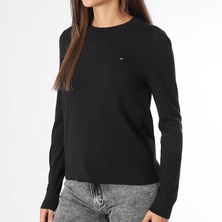 Tommy Hilfiger - Pull Femme Jersey Stitch 4984 Noir