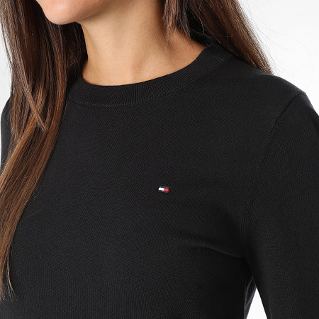 Tommy Hilfiger - Pull Femme Jersey Stitch 4984 Noir