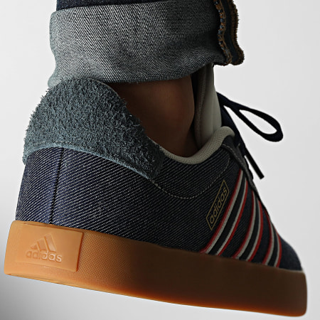 Adidas Sportswear - Baskets VL Court 3.0 JR8591 Dark Blue Aurora Ink Core White