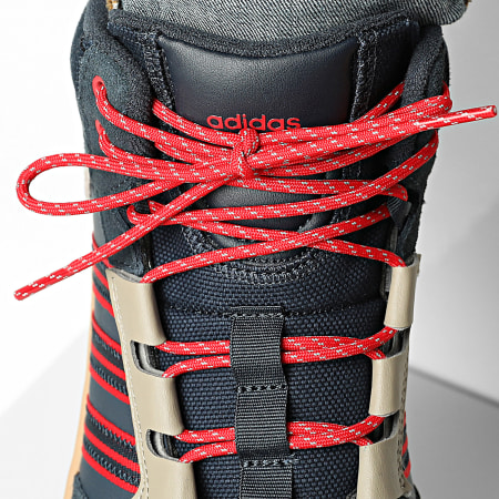 Adidas Sportswear - Baskets Montantes Hoops 4.0 Mid Winterized JR6705 Aurora Ink Better Scarlet Gum 4