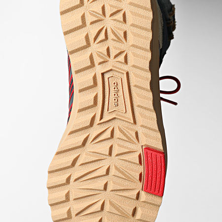 Adidas Sportswear - Baskets Montantes Hoops 4.0 Mid Winterized JR6705 Aurora Ink Better Scarlet Gum 4