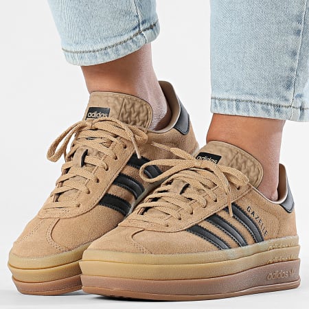 Adidas Originals - Gazelle Bold Women's Sneakers JQ3582 Cardboard Core Black Gum 2