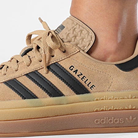 Adidas Originals - Gazelle Bold Women's Sneakers JQ3582 Cardboard Core Black Gum 2