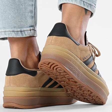 Adidas Originals - Gazelle Bold Women's Sneakers JQ3582 Cardboard Core Black Gum 2