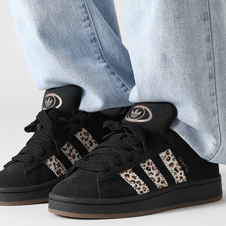 Adidas Originals - Zapatillas Mujer Campus 00s J JS3862 Core Negro Wonder Blanco Trace Marrón