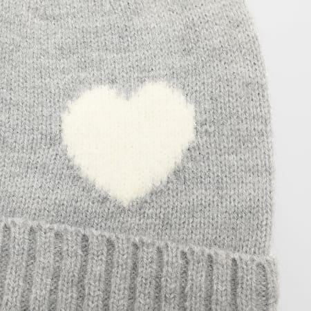 Deeluxe - Gorro Lola para mujer 05V9202W Gris jaspeado claro