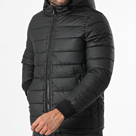 Deeluxe - Molno Chaqueta con capucha y cremallera 05V6503M Negro