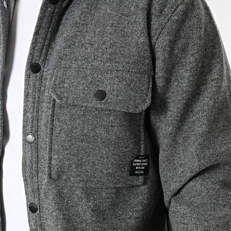 Deeluxe - Veste Boutonnée Taizo 05V4979M Gris Chiné