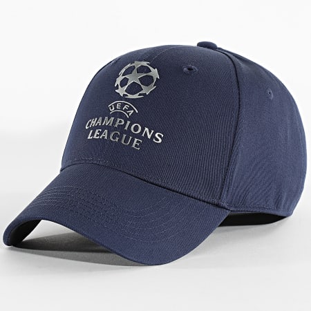 Champions League - Casquette UCL Big Logo UCL25044 Bleu Marine Argenté