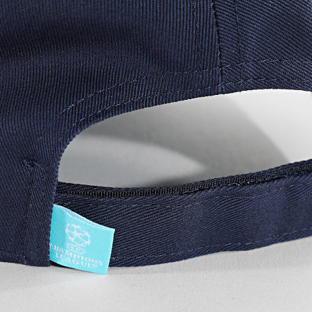 Champions League - Casquette UCL Big Logo UCL25044 Bleu Marine Argenté